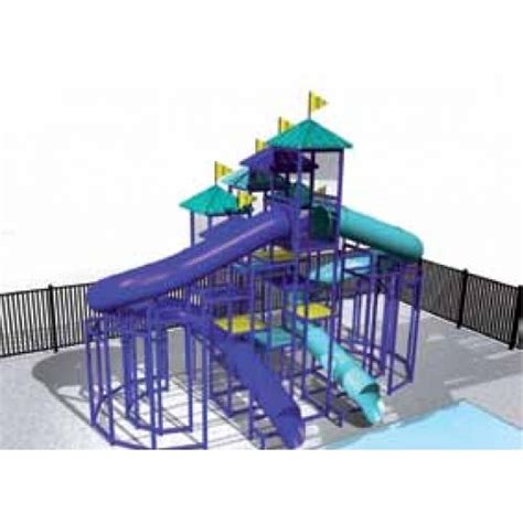 Water Slides Model 1 From Dunrite Playgrounds