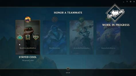 League Of Legends Honor System Is Getting An Update With Rewards