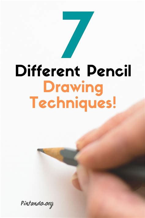 7 Different Pencil Drawing Techniques