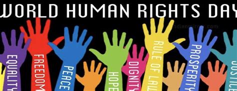 Se llaman derechos humanos porque son universales. Declaración en el Día Mundial de los Derechos Humanos ...