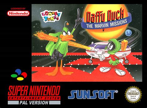 Mundo Retrogaming Daffy Duck The Marvin Missions Super Nintendo