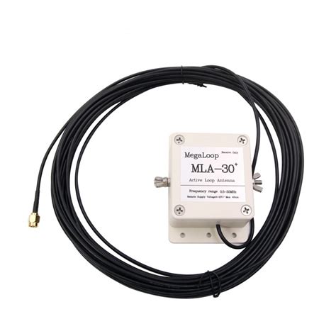 mla 30 active loop antenna shortwave 500khz 30mhz with 1 2m adapter cable for tecsun s2000