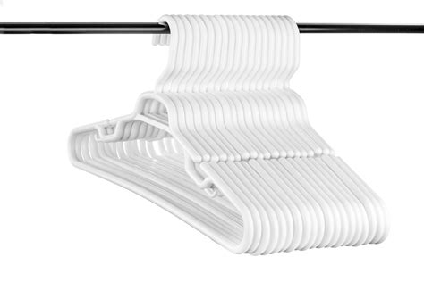 Neaties Usa Made Heavy Duty Extra Large White Plastic Hangers Set Of