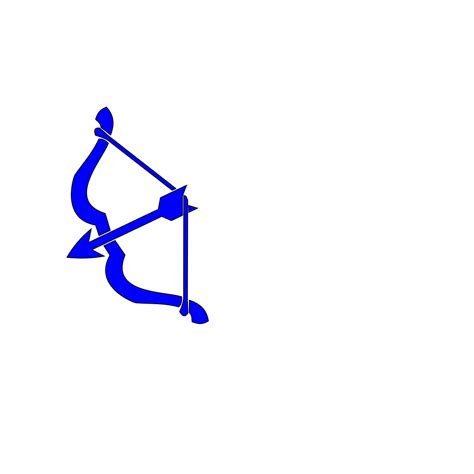 Blue Bow N Arrow Png Svg Clip Art For Web Download Clip Art Png