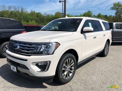 White Platinum 2018 Ford Expedition Limited Max 4x4 Exterior Photo