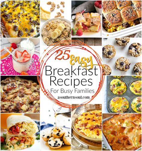 How to set your table for easter. 25 Easy Breakfast Recipes for Busy Families - A Southern Soul