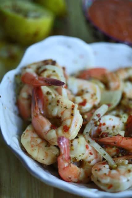 A wide variety of marinated. Marinated Shrimp | Butter & Baggage