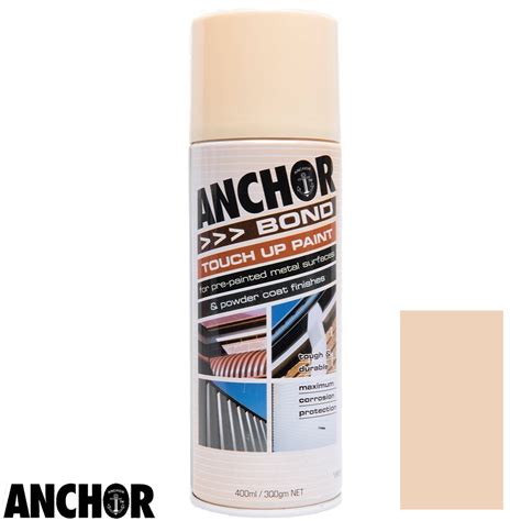 Anchor Bond Classic Cream 300g Solvent Acrylic Paint Aerosol Matches