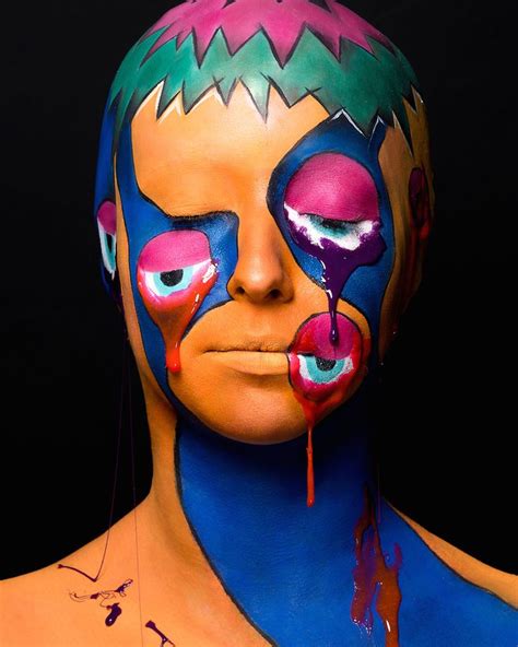 Colorful Makeup Masterpieces Inspired By Japanese Pop Art Pop Art