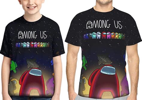 Among Us Shirt Amoung Us Game T Shirts Imposter Kids Adult Tee S