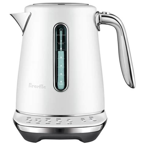 breville smart kettle luxe programmable electric kettle 1 7l sea salt best buy canada