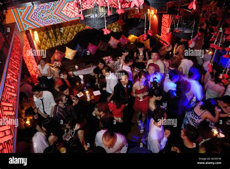 People Of Different Nationalities At The World Of Suzie Wong Club In