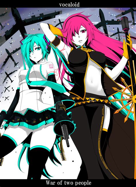 Hatsune Miku And Megurine Luka Vocaloid And 1 More Drawn By Nuko