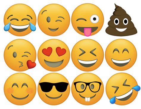 Emojis emoticons malvorlagen zum ausdrucken 20. Smileys Zum Ausdrucken Und Ausmalen