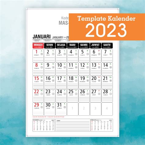 Kalender 2023 Hijriyah With Red Shape Kalender 2023 Kalender Bahasa