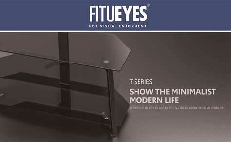 Fitueyes Tv Stand With Storage Space For 37 To 70 Inches Flat Curved