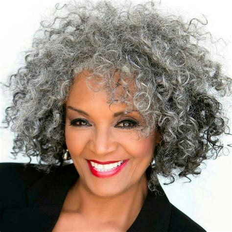 Gorgeous Gray Grey Curly Hair Natural Gray Hair Curly Hair Styles