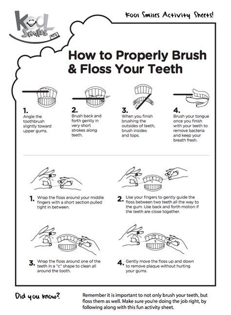 Learn How To Properly Floss And Brush Your Teeth During Childrens