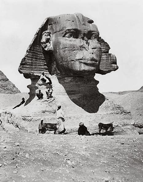 10 Extremely Rare Ancient Images Of The Great Sphinx Youve Probably