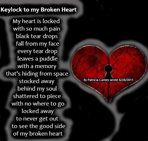 Keylock To My Broken Heart Sad Poetry Picture Poems From Ffp