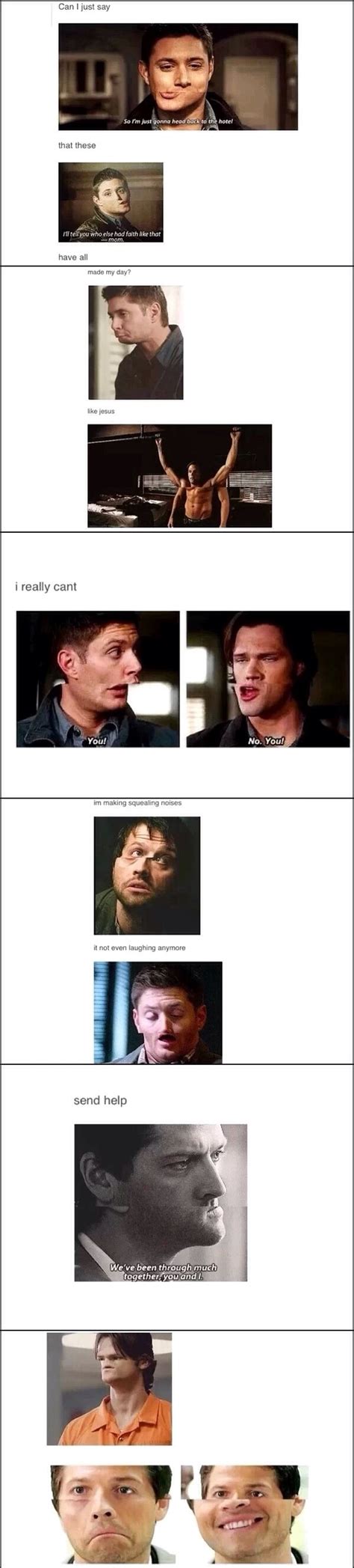 I Can T Stop Laughing The Last One Misha It S Precious Supernatural Cast