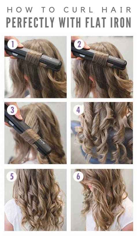 How To Curl Hair For Beginners With Straightener