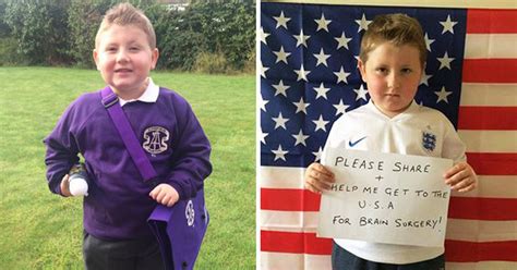 Fund To Get Brave Finley Ingles To America For Brain Operation Hits £