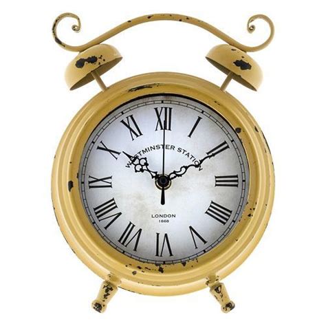 Double Bell Tabletop Clock Tabletop Clocks Clock Table Clock