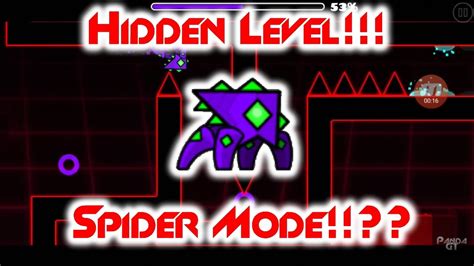 Hidden Level Spider Geometry Dash World Youtube