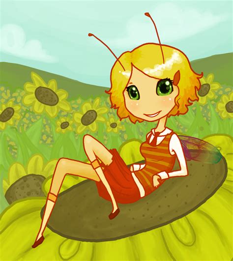 bee girl by purefey on newgrounds