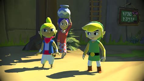 Legend Of Zelda Wind Waker Hd First Screenshots