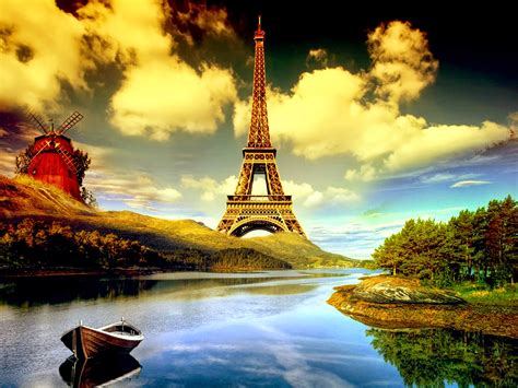 Eiffel Tower Beautiful Colorful Wallpapers Eiffel Tower Latest Hd