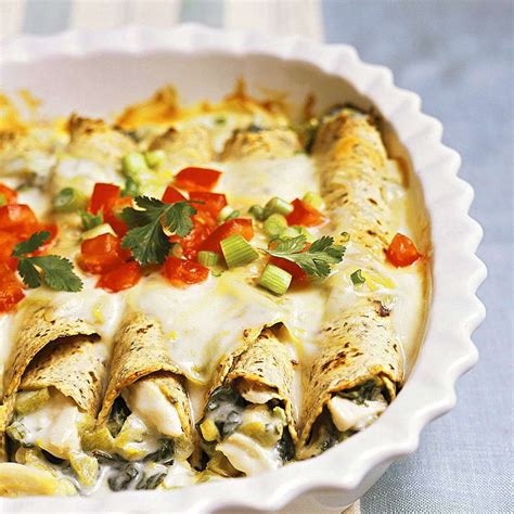 Creamy Chicken Enchiladas Recipe Eatingwell