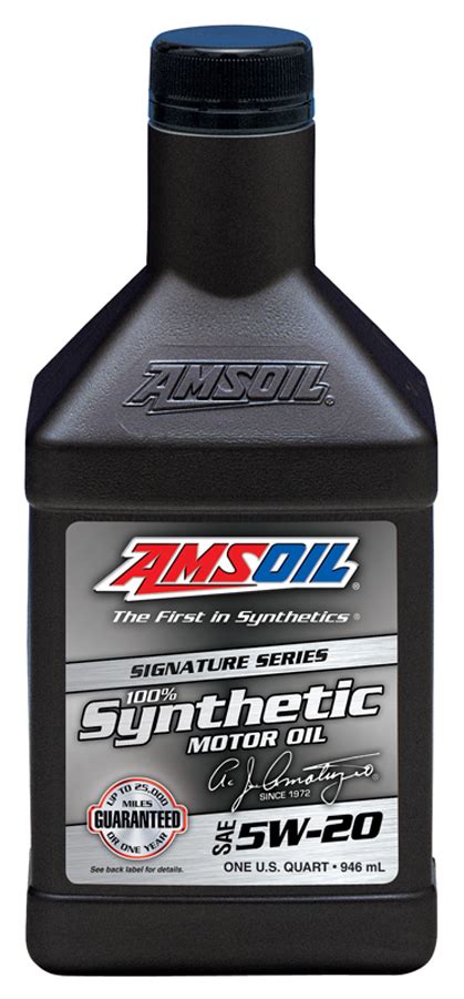 Amsoil Sae 5w 20 Signature Series 100 Synthetic Motor Oil Alm