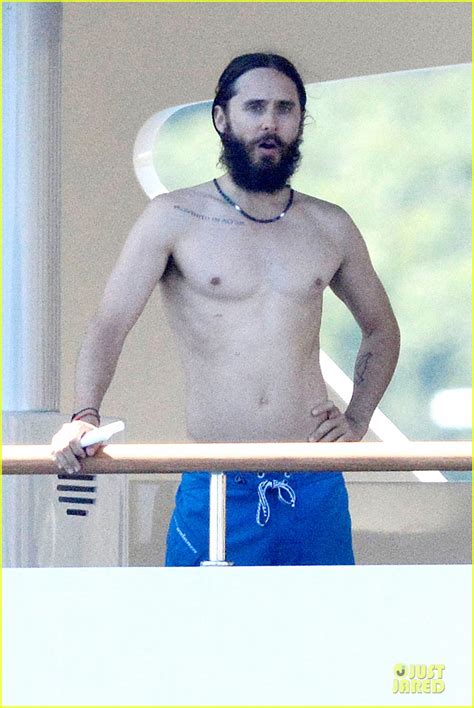 Jared Leto Makes A Big Splash By Going Shirtless In Italy Photo 3166846 Jared Leto