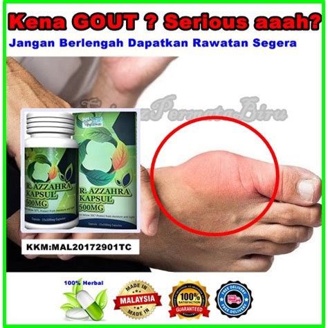 Ubat Gout Dan Penawar Sakit Sendi Rhizoplus Azzahra Shopee Malaysia