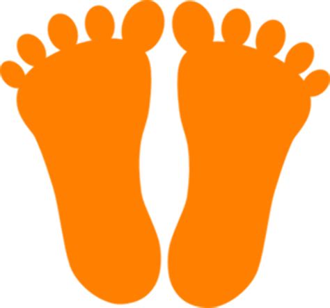 Download High Quality Feet Clipart Orange Transparent Png Images Art