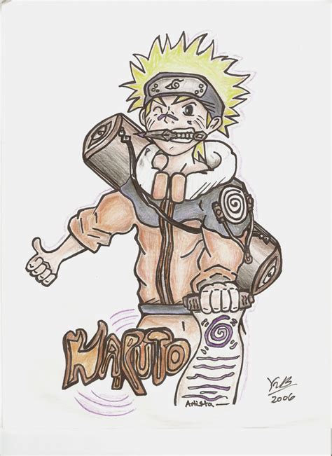 Naruto With Scroll By Wavedashdoc On Deviantart