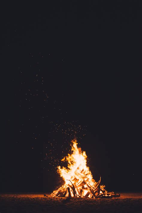 Free Images Night Dark Flame Fire Darkness Campfire Bonfire