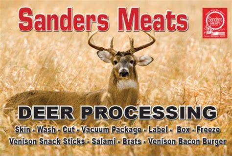 Deer Processing From Sanders Meats In Custer Michigan