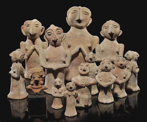A Group Of Indus Valley Terrac Ancient Art Indus Valley Civilization