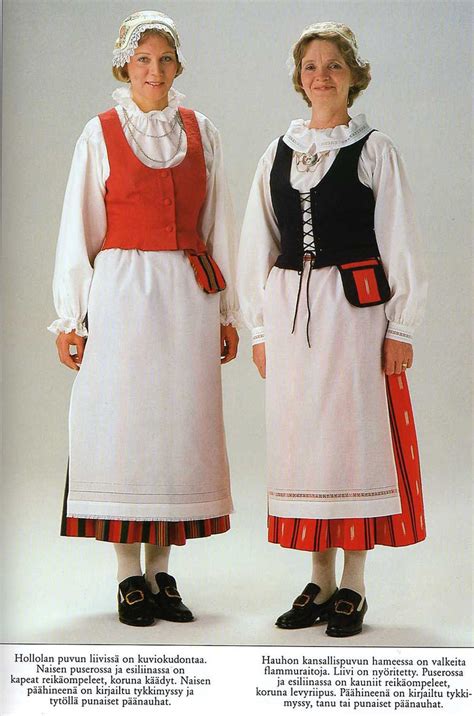 Hollola Hauho Finnish Costume Ancient Dress Folk Dresses