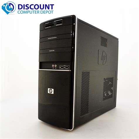 Desktop computers boast large, vivid displays and powerful processors. HP P6631P Desktop Tower Windows 10 Home Computer PC AMD ...