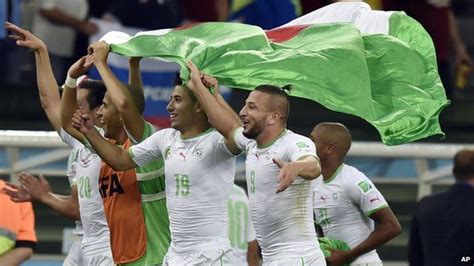 Algeria Celebrates World Cup Success Bbc News