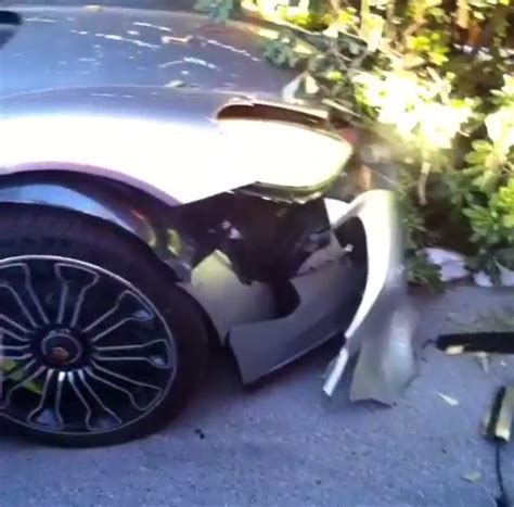 Idiotic Porsche 918 Spyder Driver Crashes While Leaving St Tropez Party