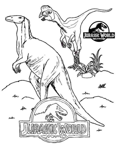 20 Free Printable Jurassic World Coloring Pages