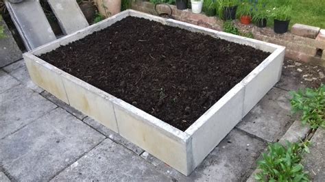 How To Make An Everlasting Concrete Raised Bed For Free Youtube