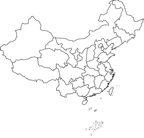 China Map Coloring Page Coloring Pages