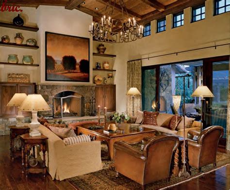 Italian Style Tuscan Living Rooms Mediterranean Home Decor Farm