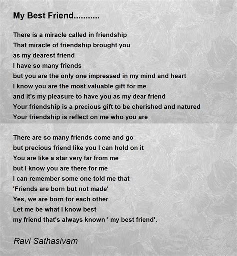 Your My Best Friend Poems